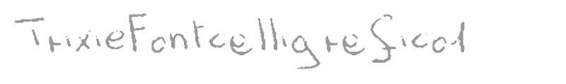 TrixieFontcalligrafico1