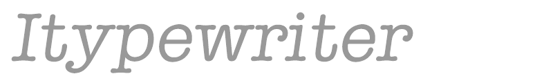 Itypewriter