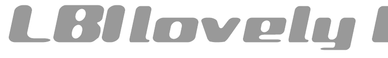 LBIlovely bold italic