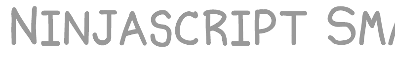 Ninjascript Smallcaps