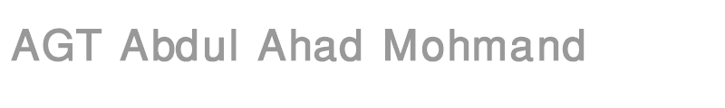 AGT Abdul Ahad Mohmand