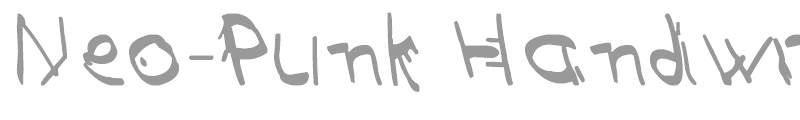Neo-Punk Handwrite