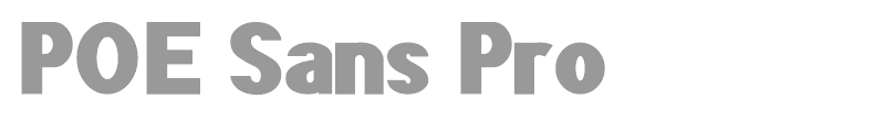 POE Sans Pro Heavy