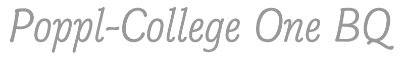 Poppl-College One BQ
