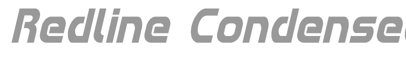 Redline Condensed Italic