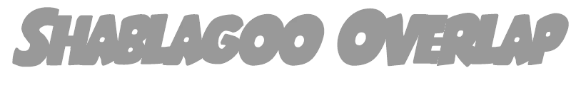 Shablagoo Overlap Italic