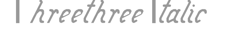 Threethree Italic