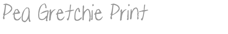 Pea Gretchie Print
