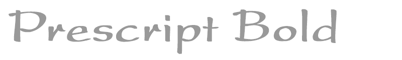 Prescript Bold