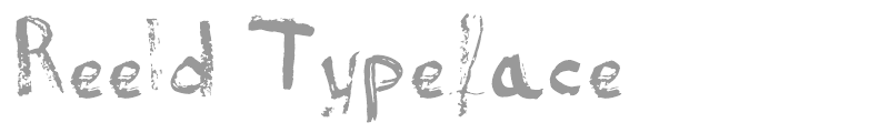 Reeld Typeface