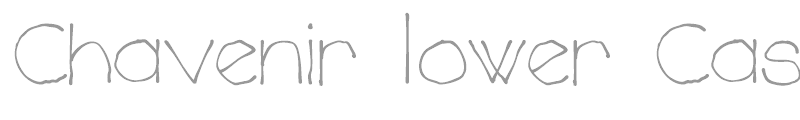 Chavenir Lower Case