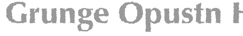 Grunge Opustn Heavy