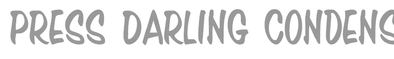 Press Darling Condensed