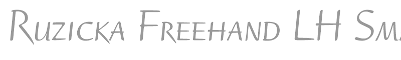 Ruzicka Freehand LH