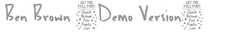 Ben Brown (Demo Version)