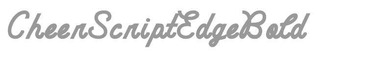 CheerScriptEdgeBold