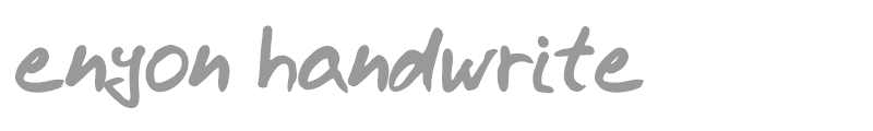 enyon handwrite