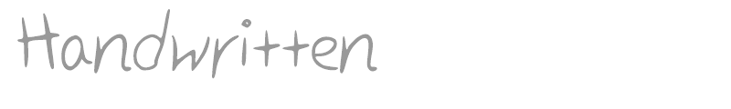 Handwritten