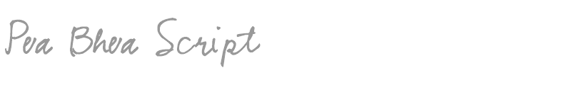 Pea Bhea Script