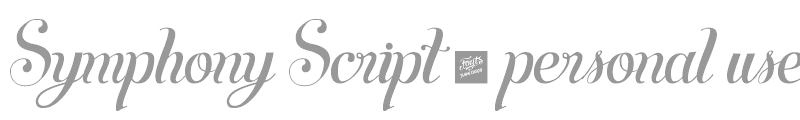 Symphony Script - personal use