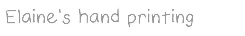 Hand Printing