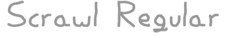 Scrawl Regular