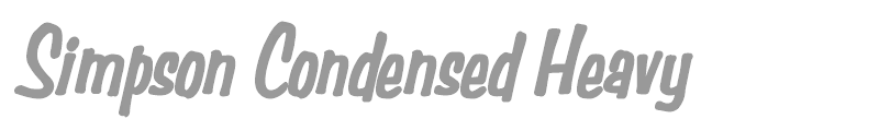 Simpson Condensed Heavy