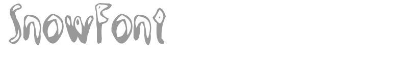 SnowFont