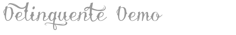 Delinquente Demo