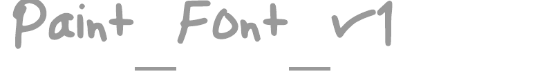 Paint_Font_v1