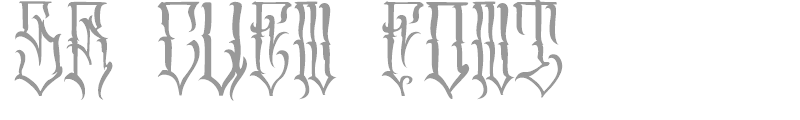 SR CUEN font