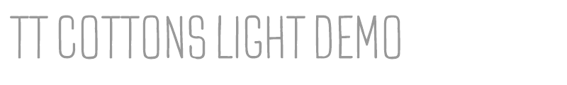TT Cottons Light DEMO
