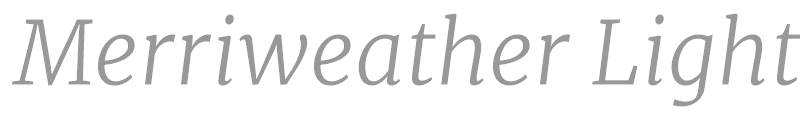 Merriweather UltraBold
