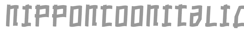 NipponToonItalic
