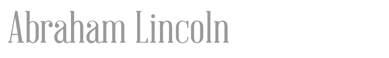 Abraham Lincoln