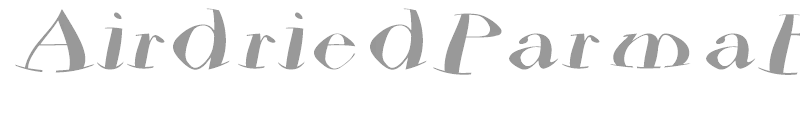 AirdriedParmaFont