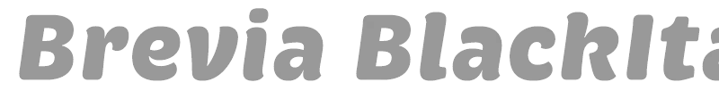 Brevia BlackItalic