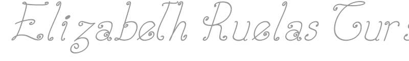 Elizabeth Ruelas Cursiva