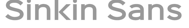 Sinkin Sans 600 SemiBold