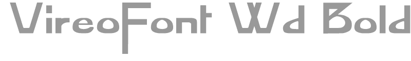 VireoFont Wd Bold