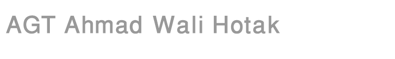 AGT Ahmad Wali Hotak