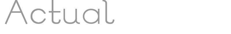 Actual
