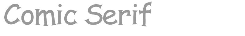 Comic Serif