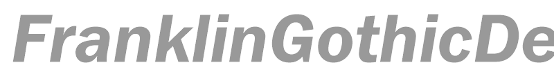 FranklinGothicDemiC