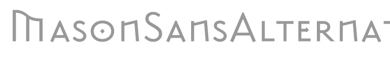 MasonSansAlternate