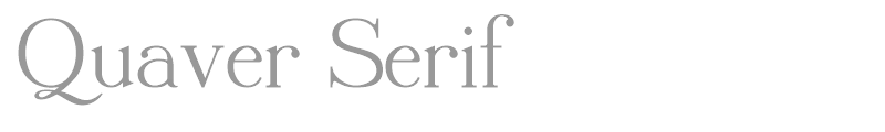 Quaver Serif