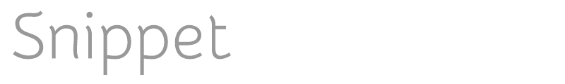 Snippet