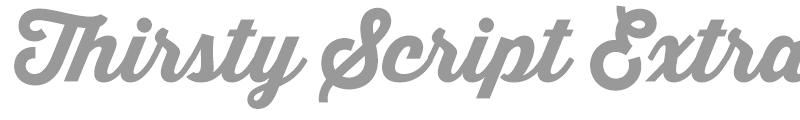 Thirsty Script Extrabold