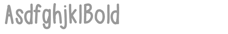 AsdfghjklBold