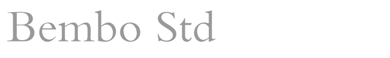 Bembo Std